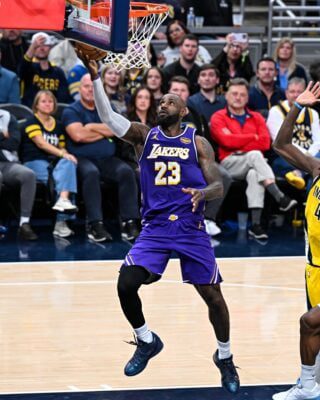 Lakers versus Pacers in March of 2026.