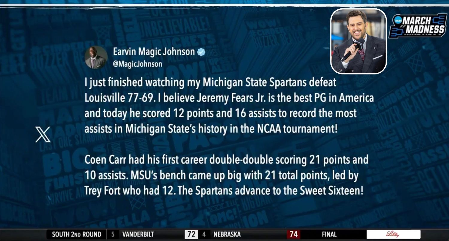 Adam Lefkoe mocks Magic Johnson social media post