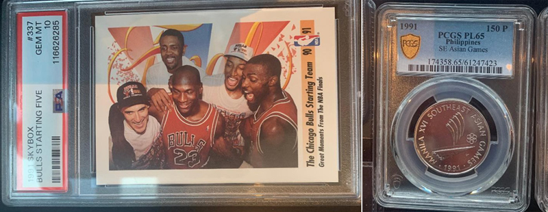 Rare Chicago Bulls card, 1991 SEA Games coin among highlights of Minted MNL auction