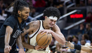 Gui Santos’ 31 points power Golden State past resilient Nets