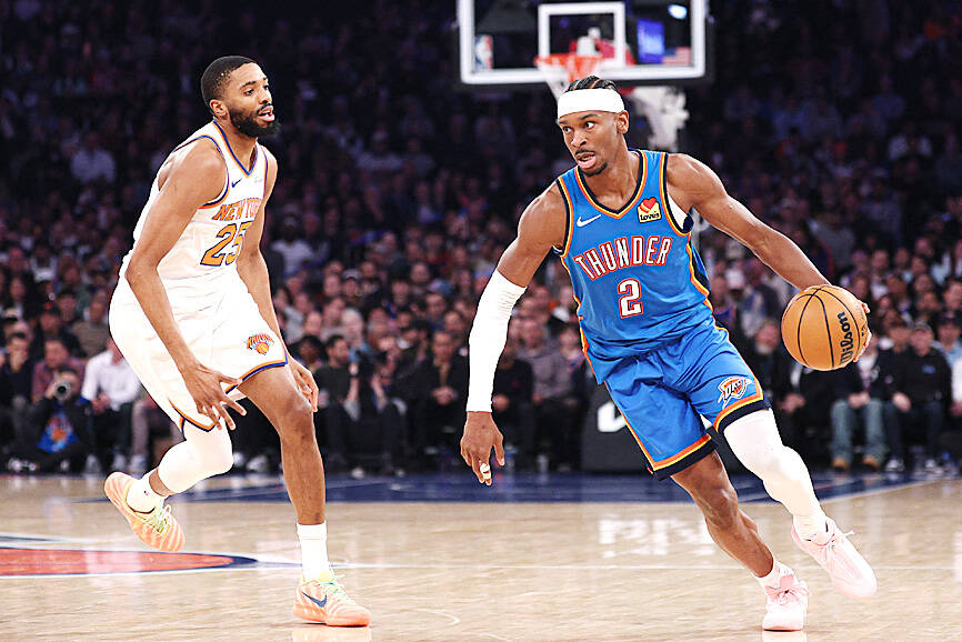 Gilgeous-Alexander leads Thunder over New York
