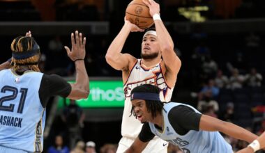 Devin Booker scores 36 on 16-of-24 shooting, Phoenix Suns beat Memphis Grizzlies