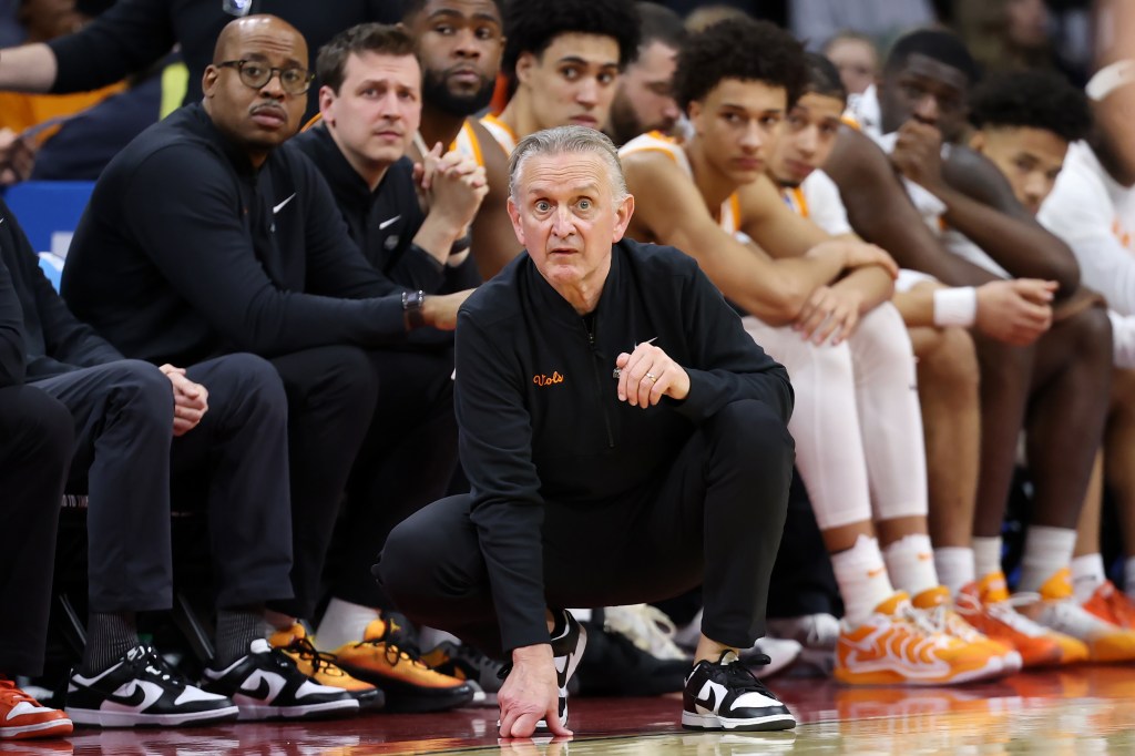 Tennessee head coach Rick Barnes
