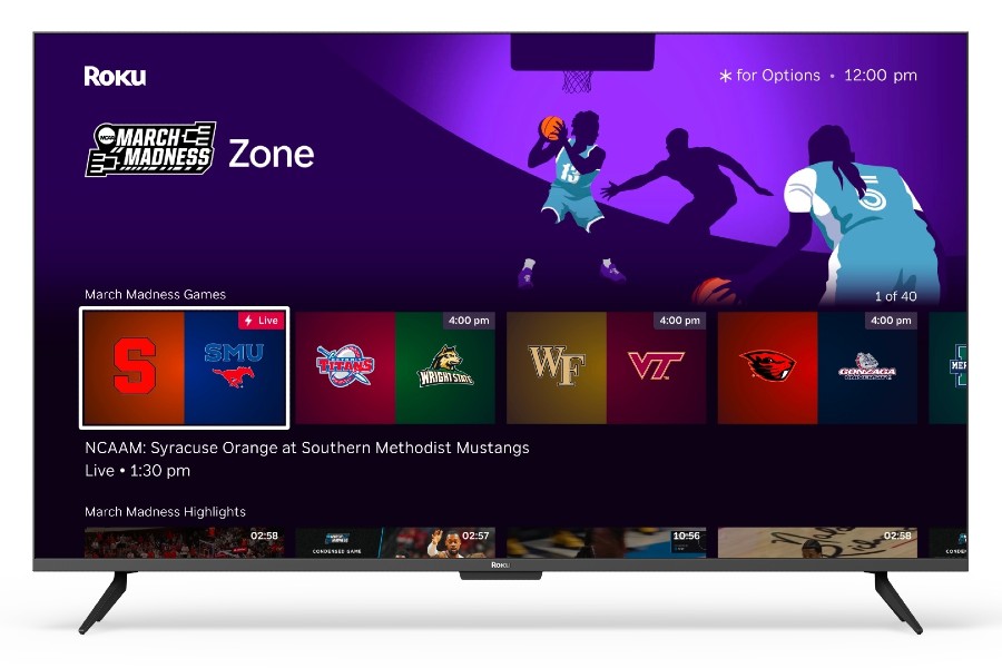 Roku Launches ‘NCAA March Madness Zone’ For 2026 Basketball Tournament Through Paramount+