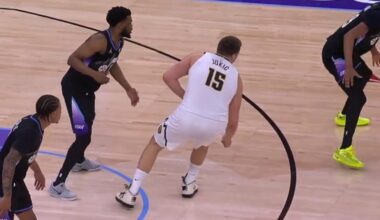 Utah Jazz announcer irate over Nikola Jokić flopping