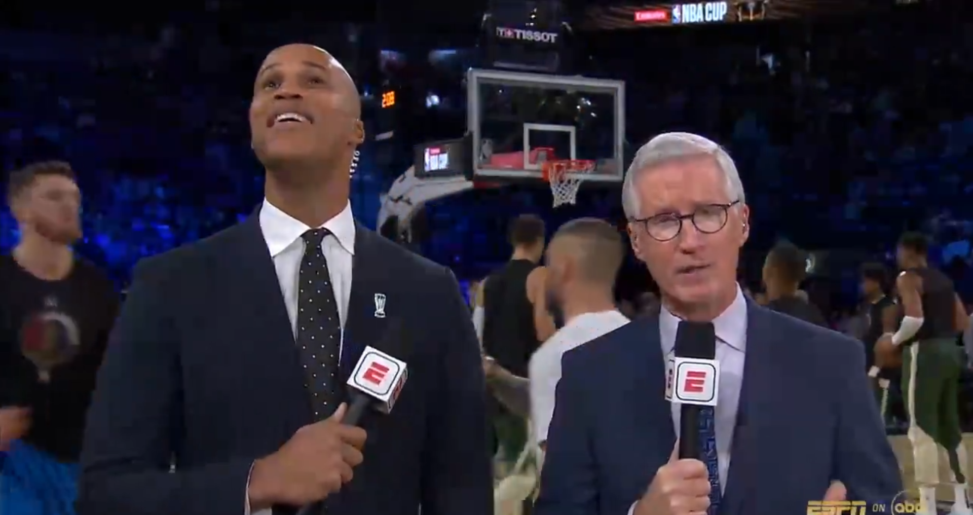 Richard Jefferson is glad the NBA is in Mike Breen's hands