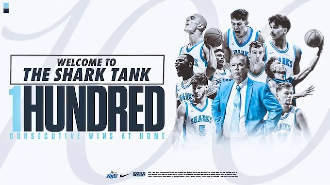 100 from the Shark Tank: DII Nova Southeastern's bonkers home-court win record