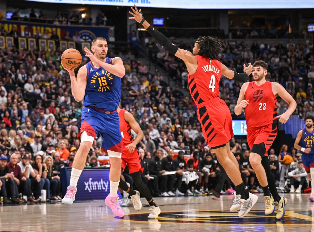Nuggets trounce Trail Blazers behind Nikola Jokic's triple-double