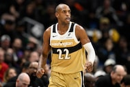Washington Wizards forward Khris Middleton (22) in action during the second half of an NBA...
