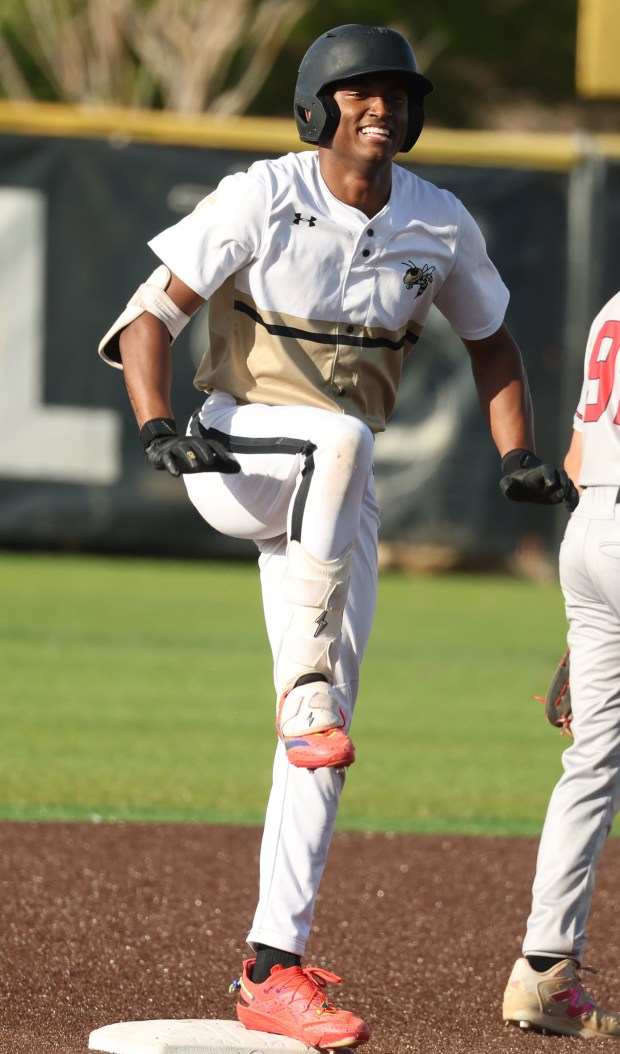 Bishop Moore senior star Nate Davis is batting .441 with 10 of his 26 hits going for extra bases. That includes 3 home runs. (Stephen M. Dowell/Orlando Sentinel)