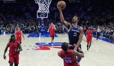 Quentin Grimes leads short-handed 76ers past Trail Blazers