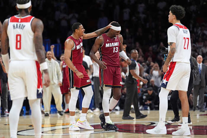 Bam Adebayo's 83-point night was one to remember in Miami. But not everyone was pleased