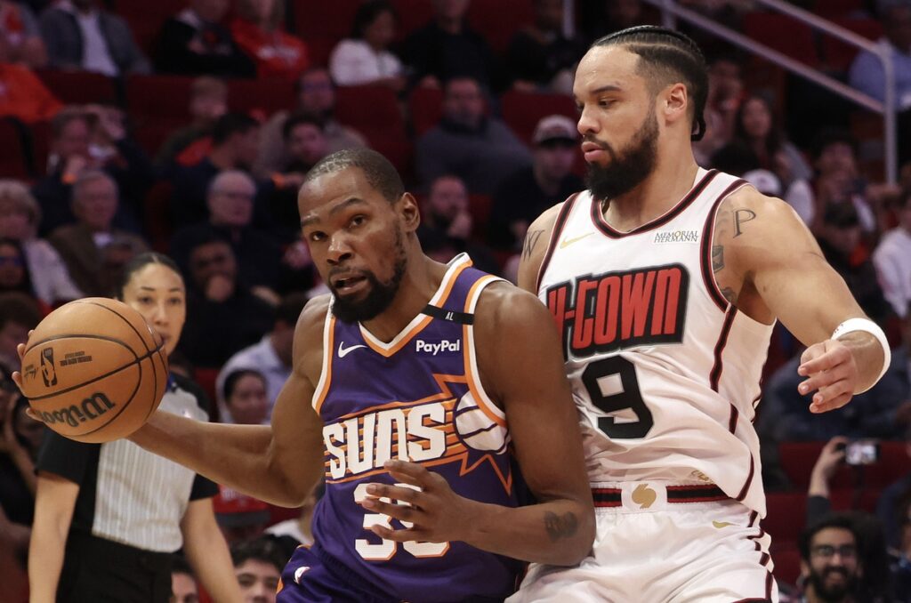 The Rockets could pursue a trade for Kevin Durant.