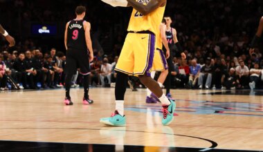 LeBron Breaks Out Unreleased Nike LeBron 23 "South Beach" Pair Against Heat