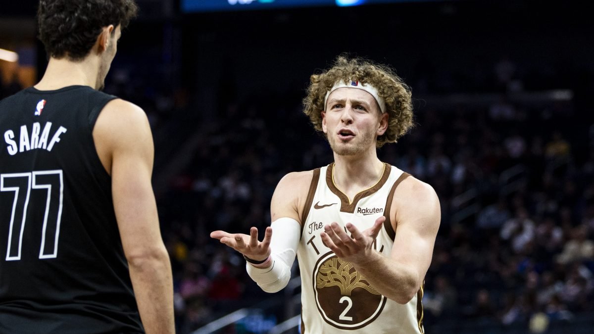 Brandin Podziemski puzzled by Warriors fans’ viral 30-point plea – NBC Bay Area