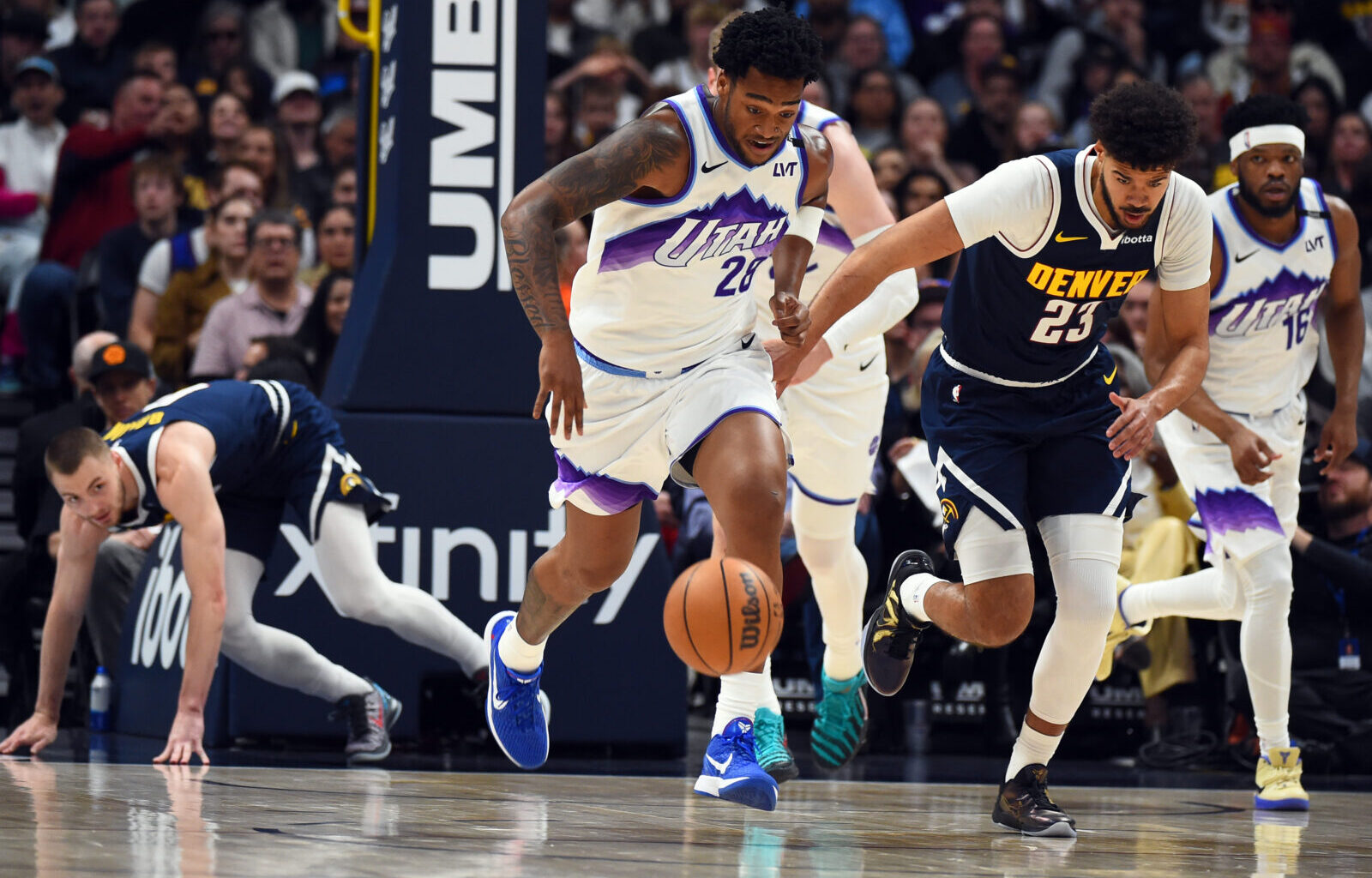 Recap: Denver Nuggets flirt with but avoid disaster, down the Utah Jazz 135-129