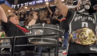 WWE's Penta Fires Up Crowd At San Antonio Spurs Game