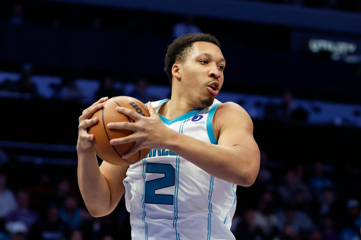 Hornets forward Grant Williams, now in his seventh season, has developed into a veteran leader.