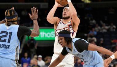 Devin Booker scores 36 on 16-of-24 shooting, Suns beat Grizzlies 131-105 :: WRAL.com