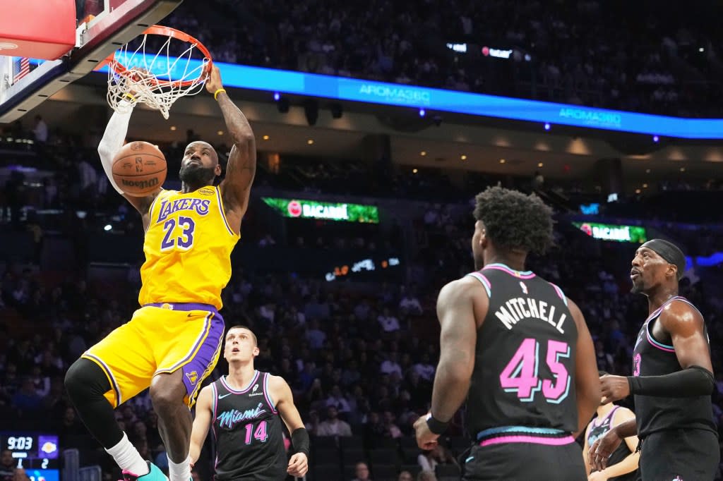 James’ impact extended beyond the stat sheet. The mere fact that he chose to play in the Lakers’ most brutal turnaround of the season set the tone for the evening. AP