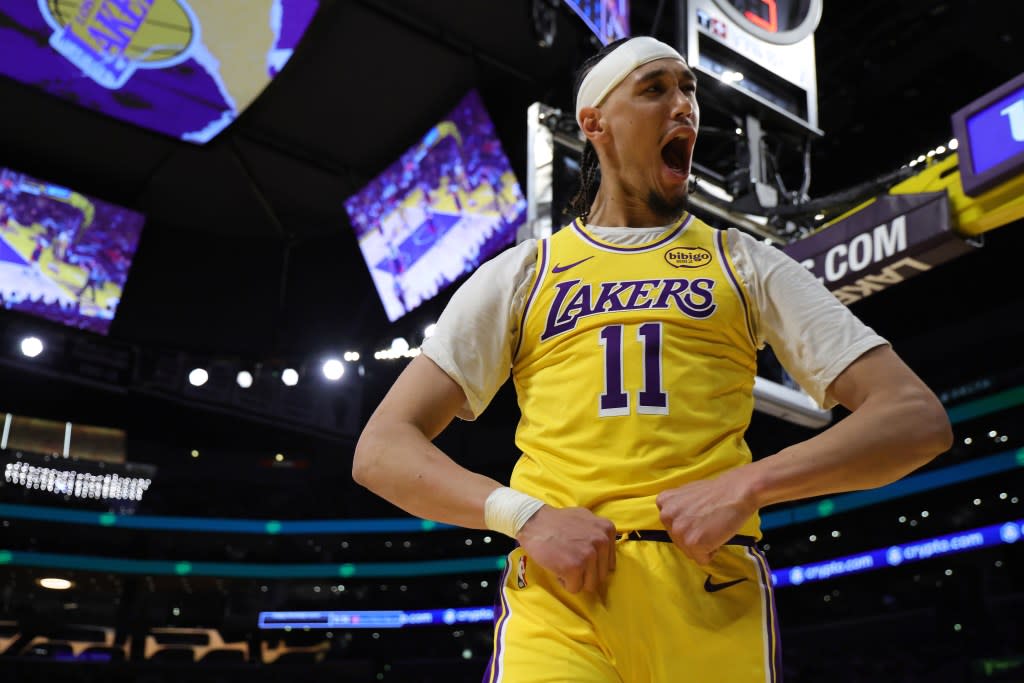 Backup center Jaxson Hayes shot a perfect 8 of 8 from the field. Getty Images