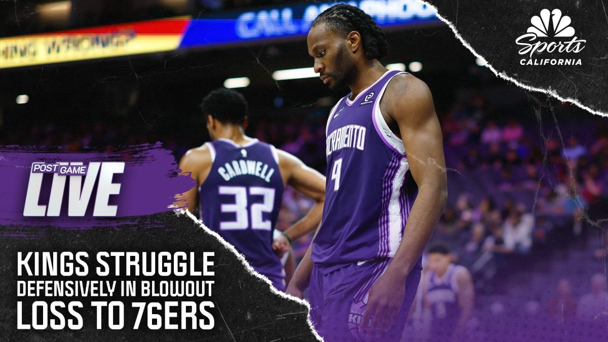 Kings struggle defensively, from 3-point range in blowout loss to 76ers