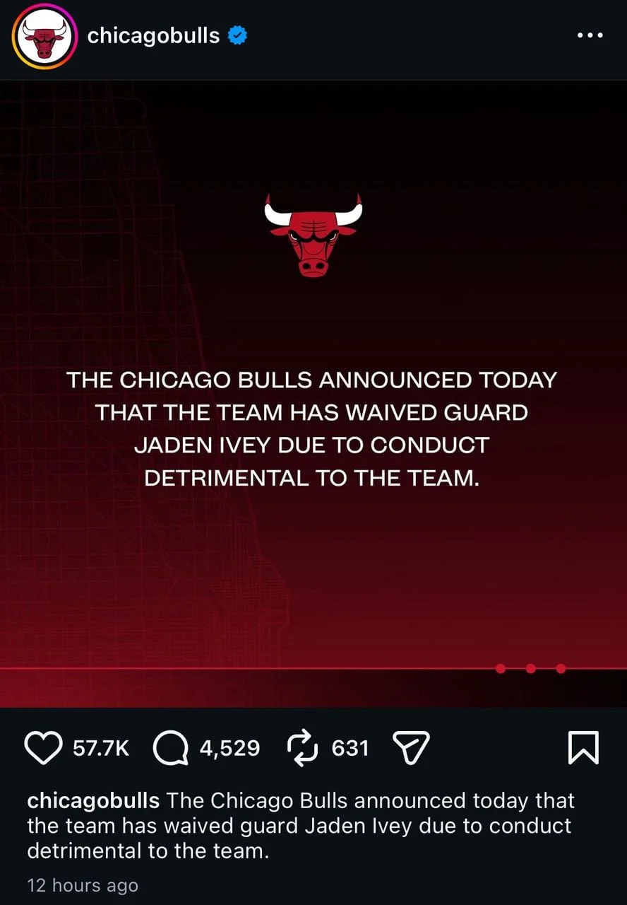 Courtside to Cancelled: Chicago Bulls Waive Jaden Ivey Following Criticism of NBA Pride Month