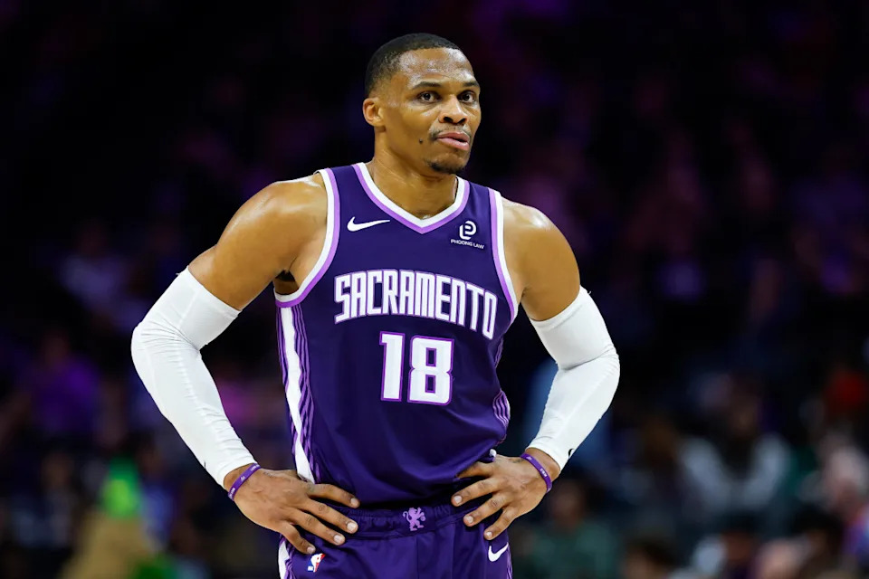 Sacramento Kings guard Russell Westbrook (18).Sergio Estrada-Imagn Images