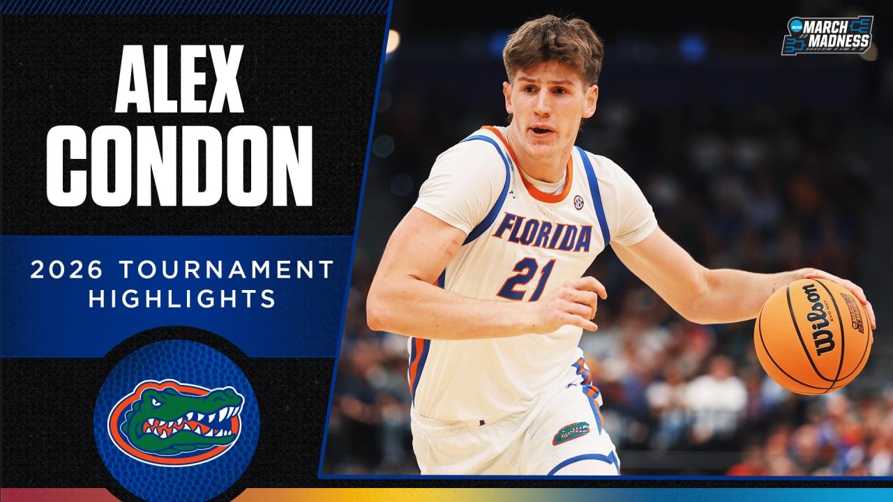Alex Condon 2026 NCAA tournament highlights