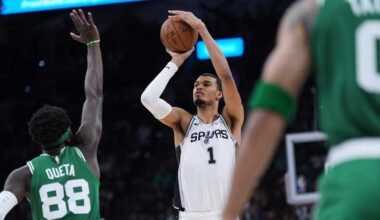 Wembanyama powers Spurs through physical victory over Celtics, 125-116