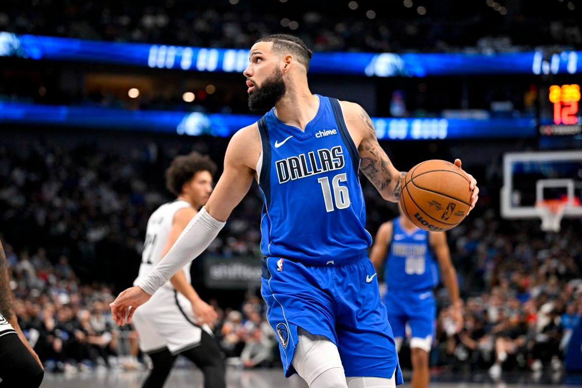 Dallas Mavericks forward Caleb Martin (16)© Jerome Miron-Imagn Images