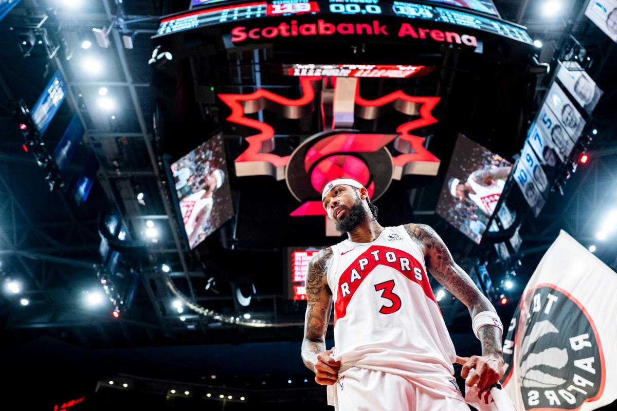 Toronto Raptors forward Brandon Ingram (3)Kevin Sousa-Imagn Images