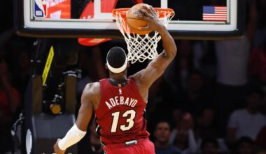 After historic 83-point game, what should NBA bettors expect for Bam Adebayo's encore vs. Bucks?