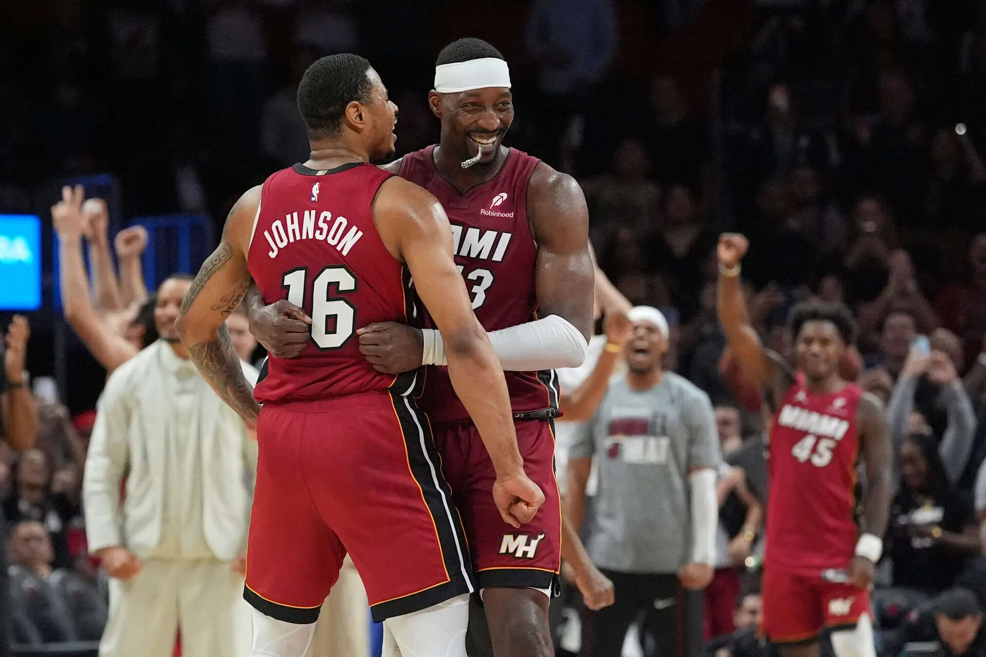 Bam Adebayo's 83-point night was one to remember in Miami. But not everyone was pleased