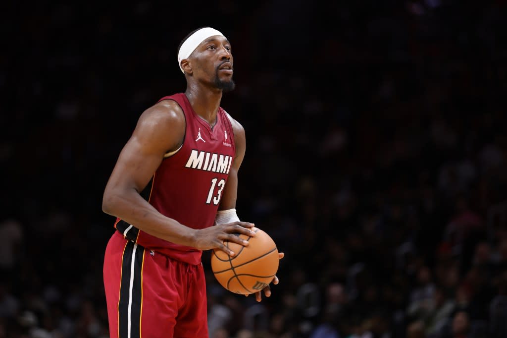 Bam Adebayo made an NBA record 36 free throws against the Wizards. Getty Images