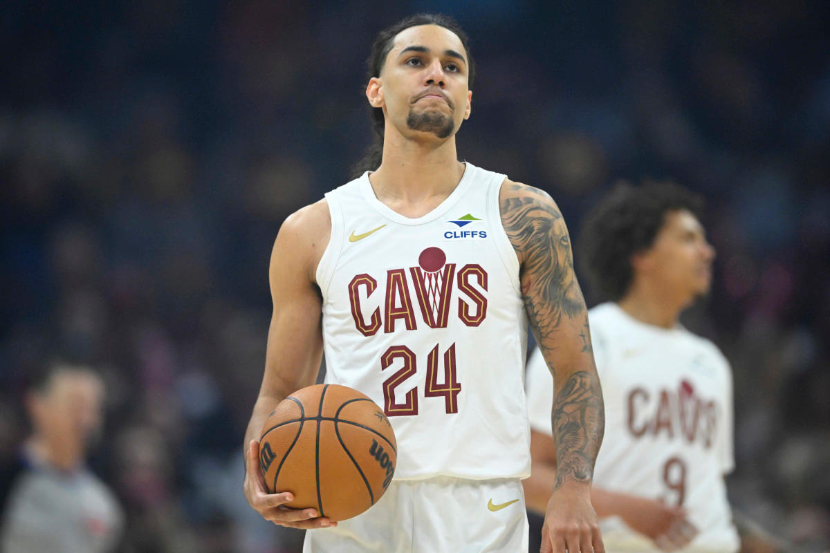 Cleveland Cavaliers forward Jaylon Tyson (24)David Richard-Imagn Images