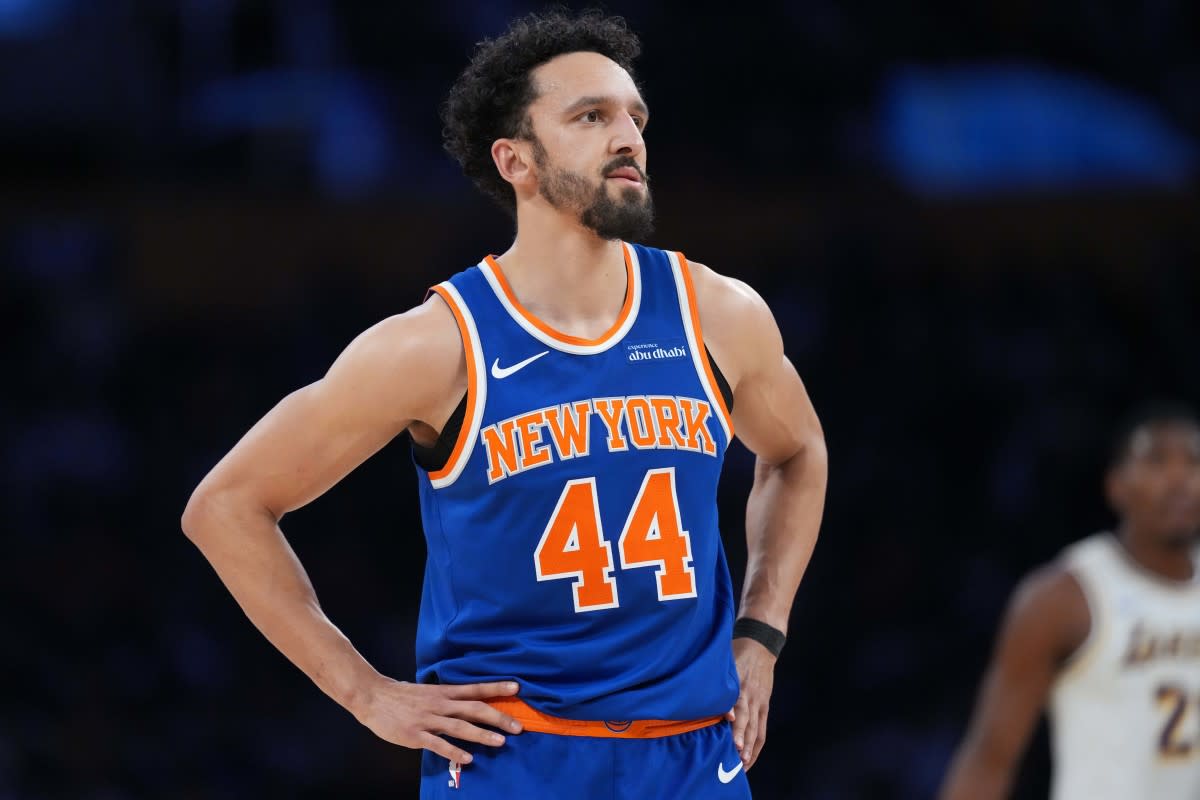 New York Knicks guard Landry Shamet (44)Kirby Lee-Imagn Images