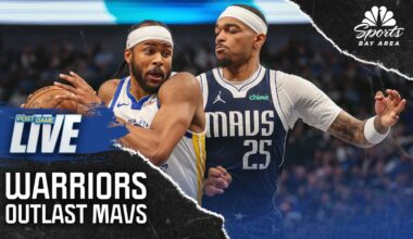 Warriors lose Moses Moody to brutal knee injury in 137-131 OT win vs. Mavericks