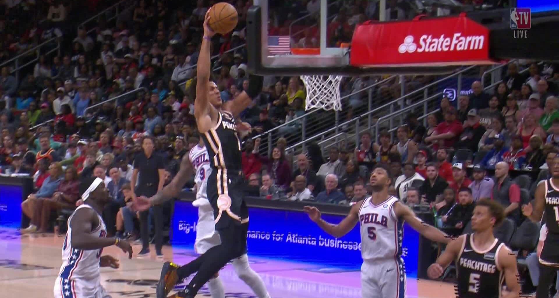 Johnson scores 35 in Hawks' 126-116 win over 76ers as Maxey leaves in final minute with hand injury