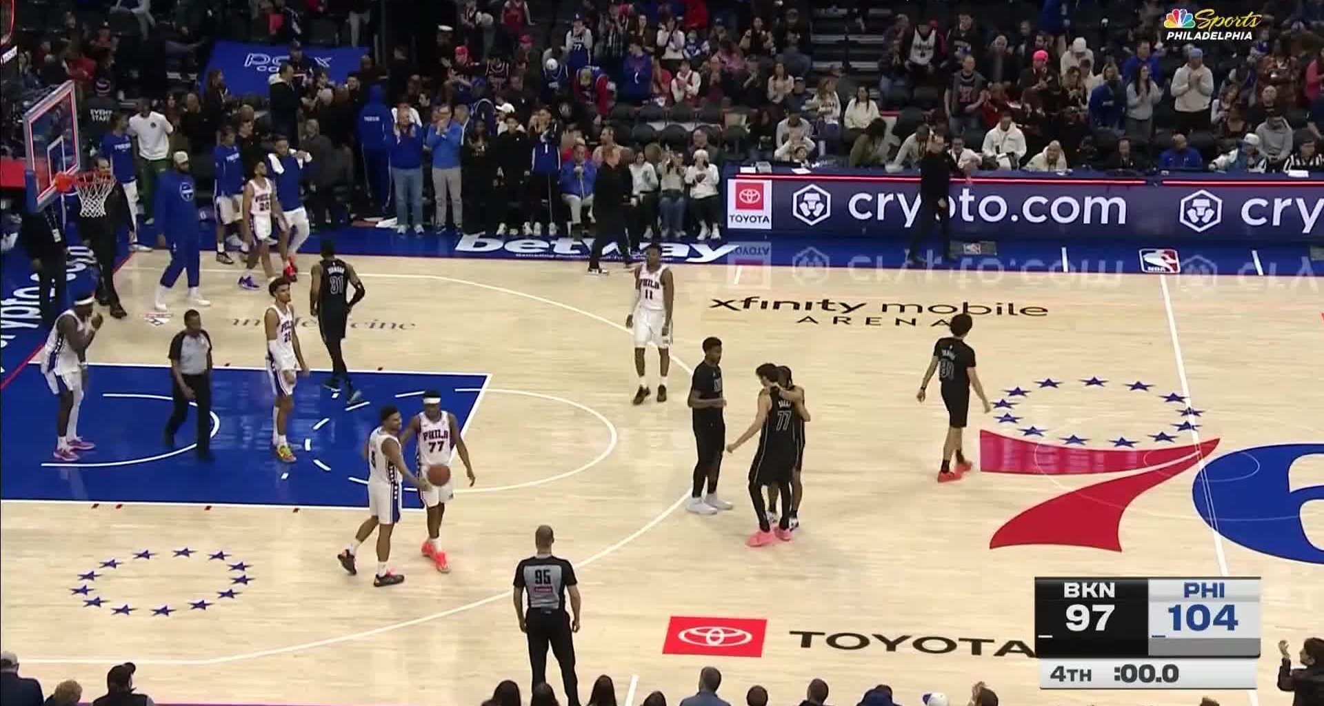 Quentin Grimes scores 28 as the 76ers hold to beat the Nets 104-97