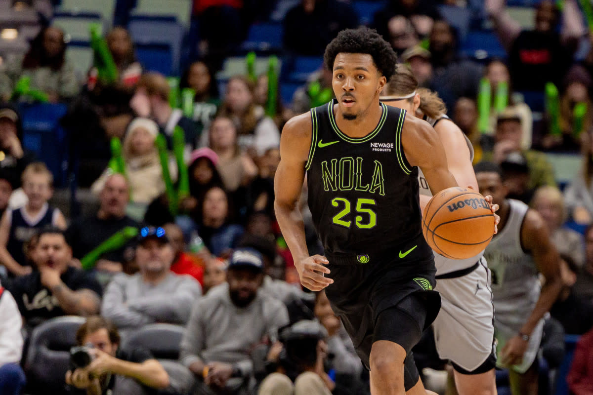 New Orleans Pelicans forward Trey Murphy III (25)Stephen Lew-Imagn Images
