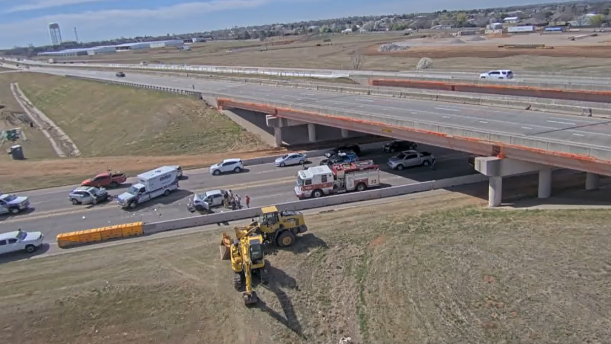 One person dead after multi-vehicle collision in northwest Oklahoma City