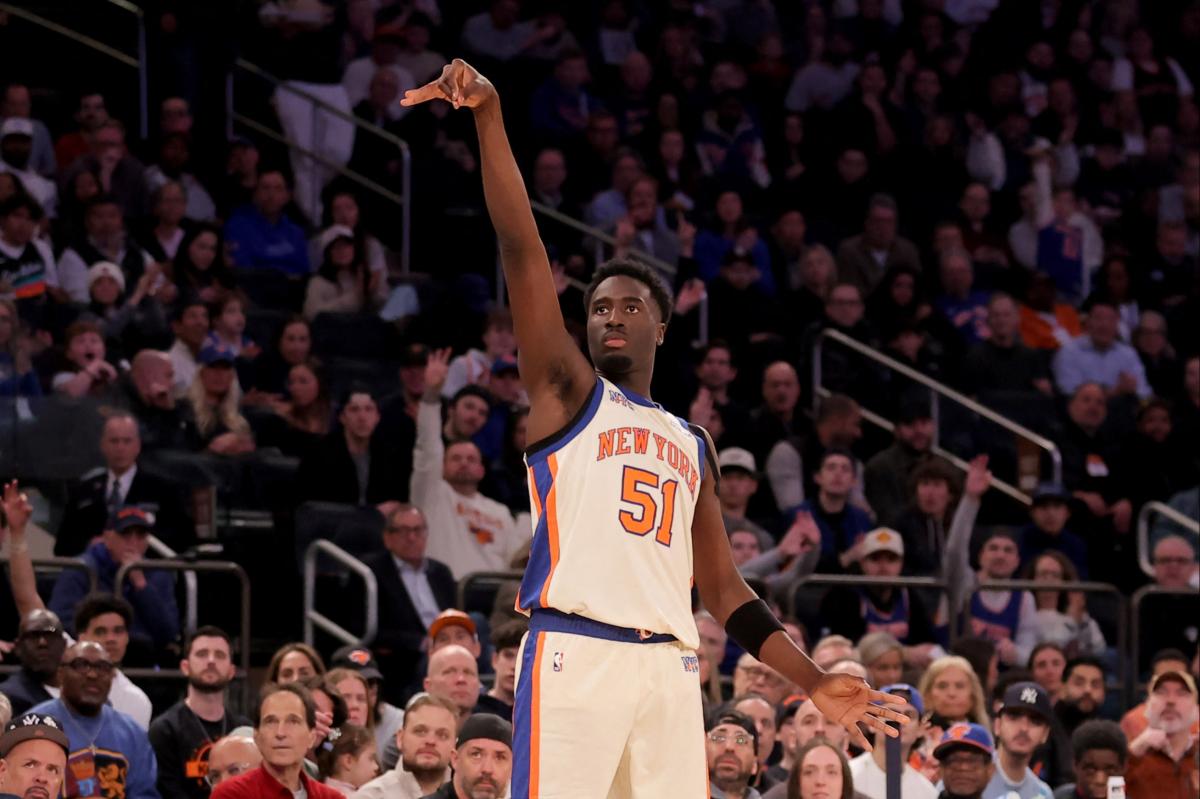 Mohamed Diawara reclaims his spot in pecking order during Knicks' win