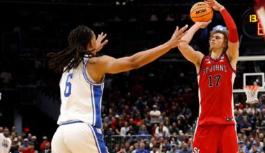 Ruben Prey's perfect shooting earns Red Storm biggest lead of game