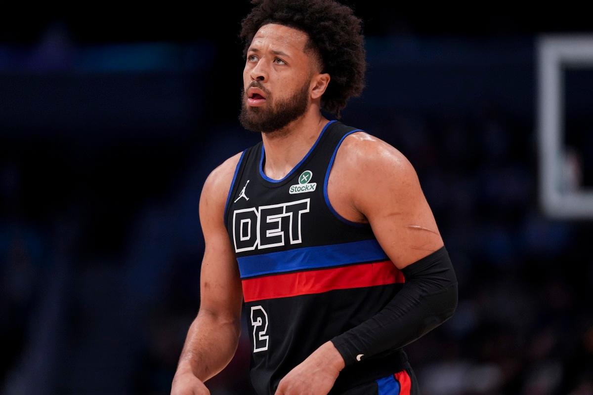 Detroit Pistons guard Cade Cunningham (2) © Jim Dedmon-Imagn Images