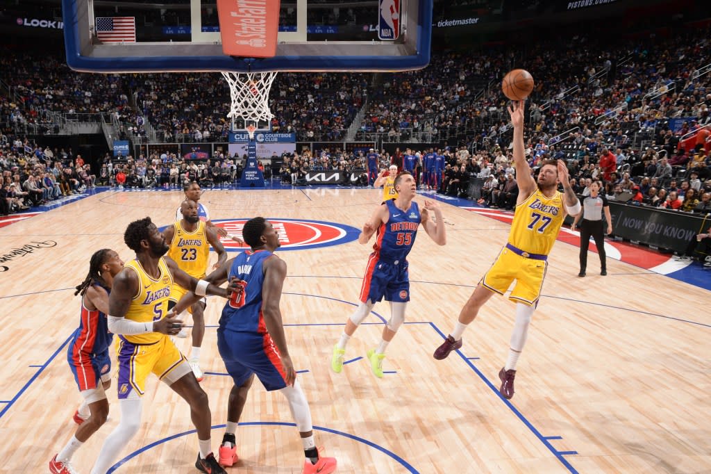 Dončić is the very embodiment of why the Lakers have owned late-game situations all year. NBAE via Getty Images