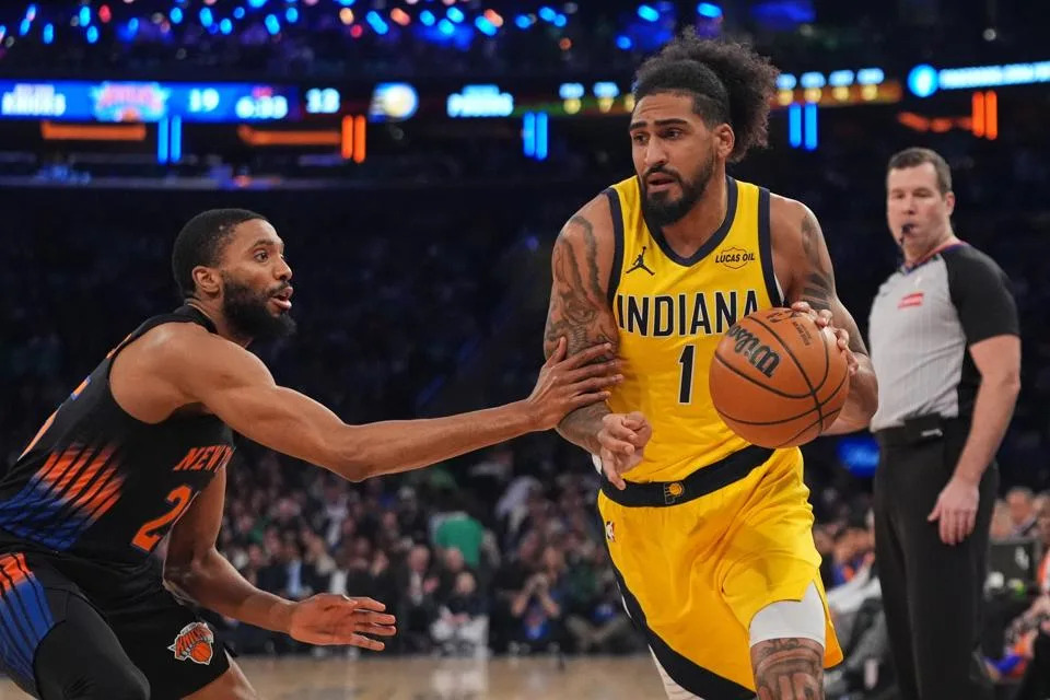 Pacers Knicks Basketball