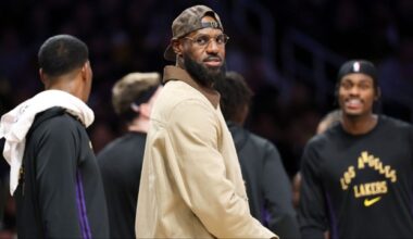 LeBron James’ Son Bronny Seemingly Roasts Him During Lakers-Bulls Game