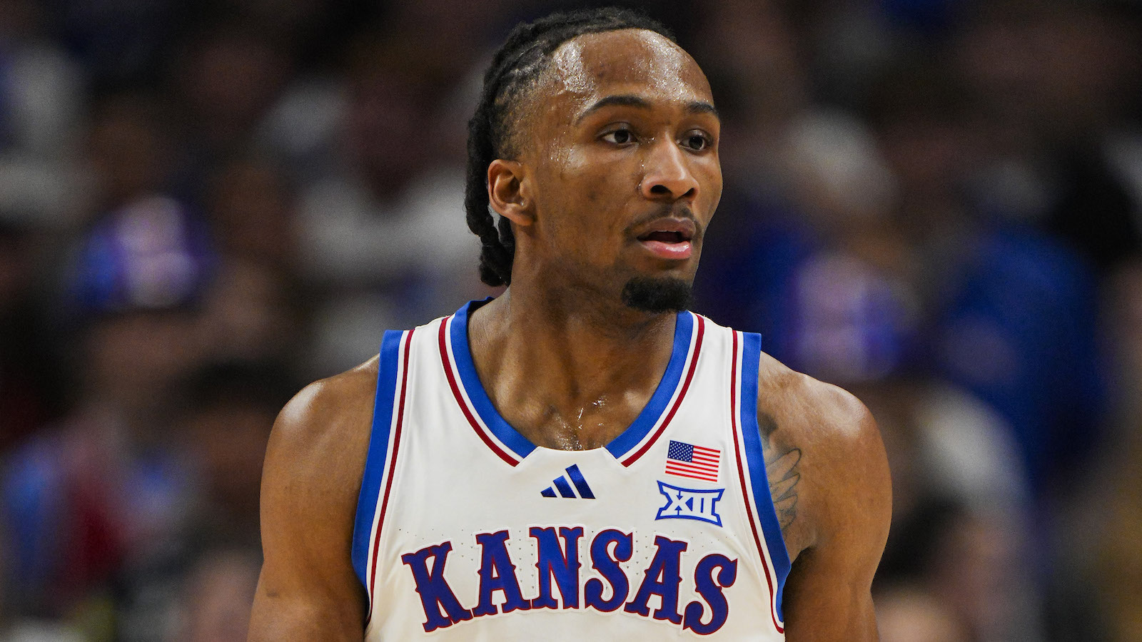 Darryn Peterson in a Kansas uniform