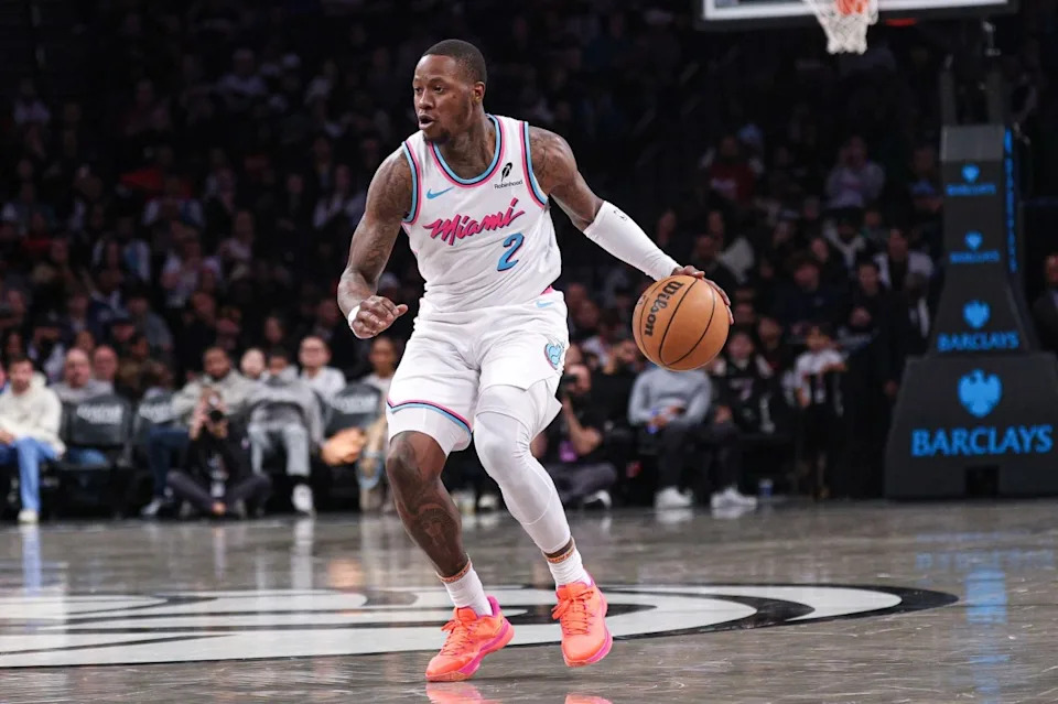 Miami Heat guard Terry Rozier (2)Vincent Carchietta-Imagn Images